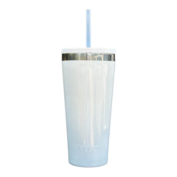 RTIC EVERYDAY TUMBLER 20oz - WHITE GLITTER (CERAMIC LINING) - Picture 2 of 2